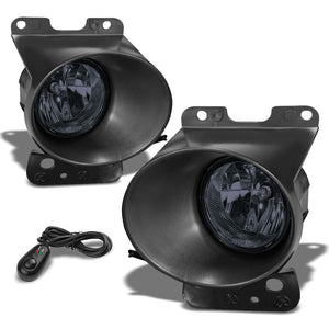 Front Bumper Driving Fog Light Lamp Kit Bezel+Bulbs Smoke Lens For 06-08 Mark LT-Exterior-BuildFastCar