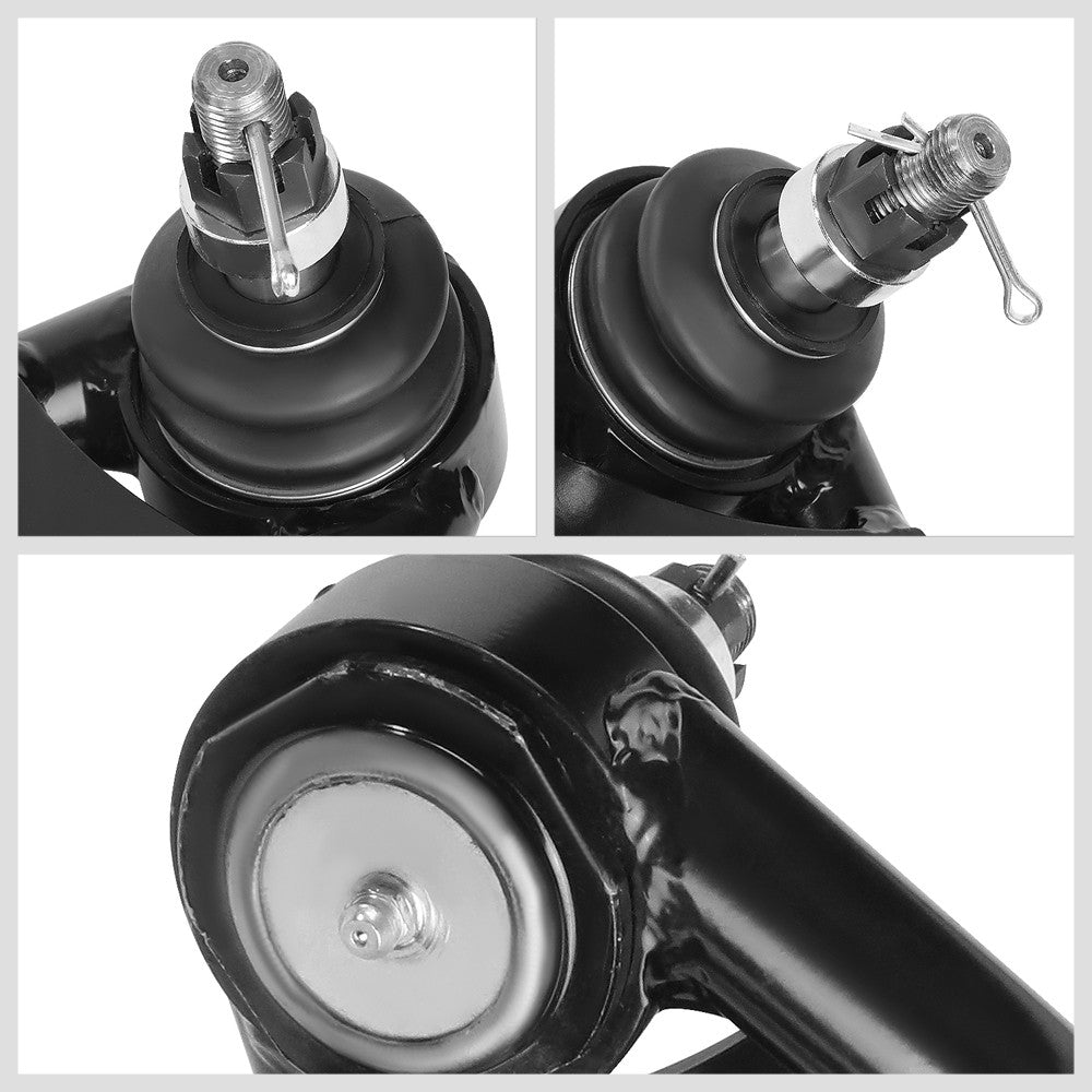 Black Steel Spherical Bushing Front Lower Control Arm For 64-19 Ford Mustang