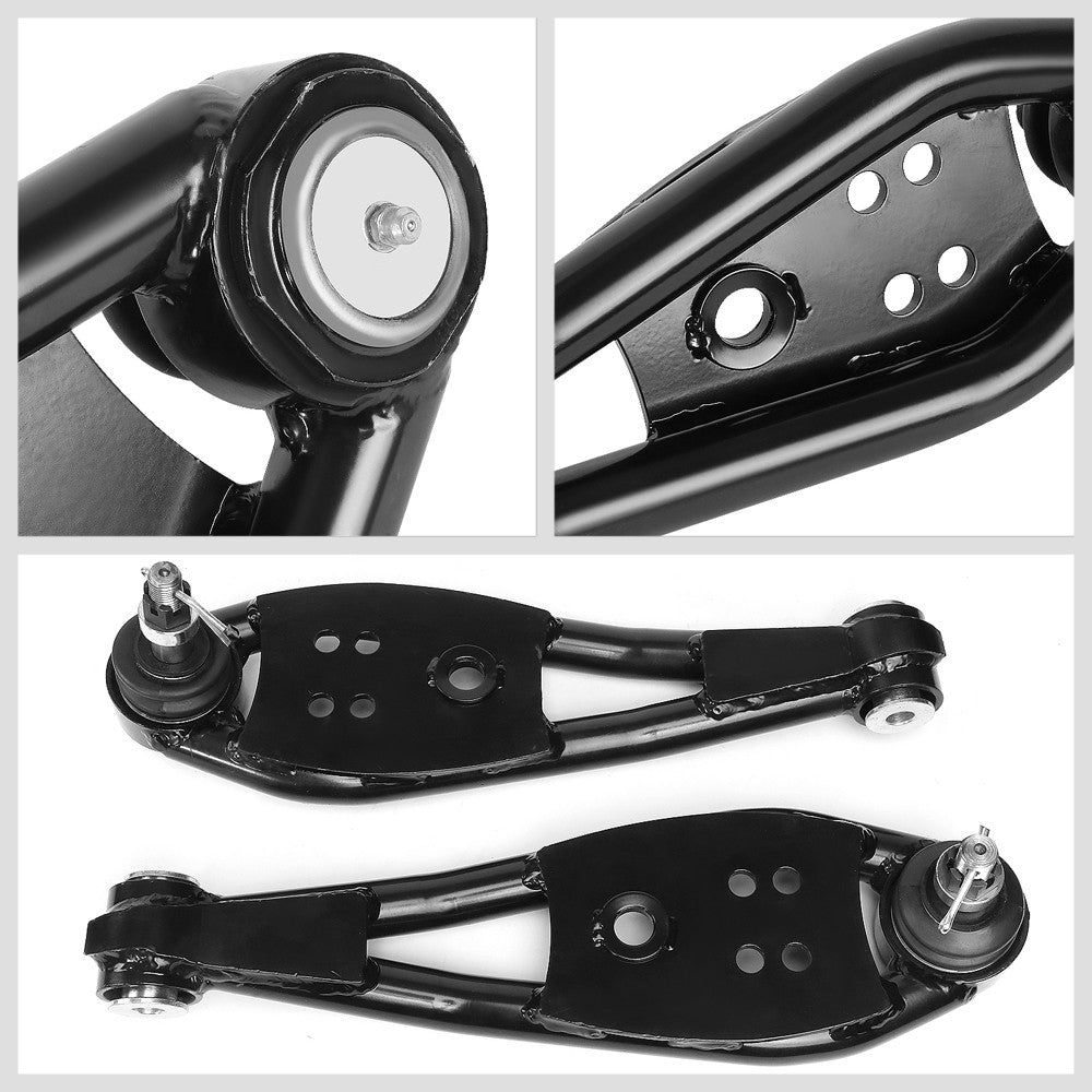 Black Steel Spherical Bushing Front Lower Control Arm For 64-19 Ford Mustang