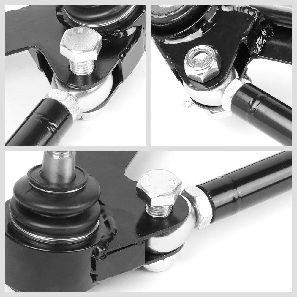 Front Lower Adjustable Black Adjustable Camber Control Arm For 79-93 Mustang-Wheel Alignment-BuildFastCar