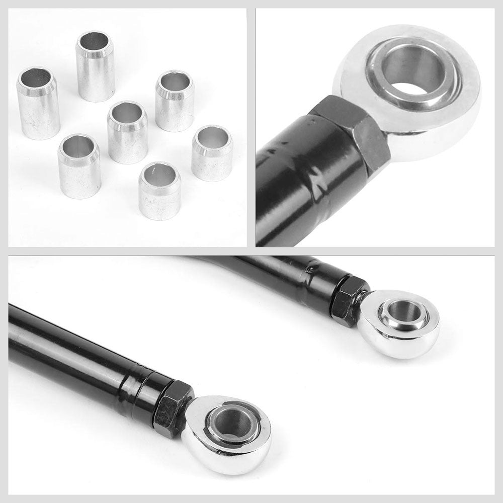 Front Lower Adjustable Black Adjustable Camber Control Arm For 79-93 Mustang-Wheel Alignment-BuildFastCar