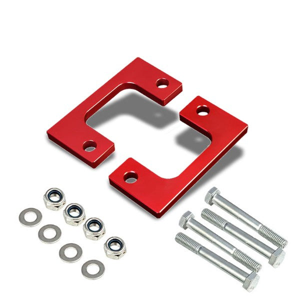 1/2&quot; Front Red Low Mount Leveling Lift Kit Spacer For 07-17 Silverado 1500-Suspension-BuildFastCar