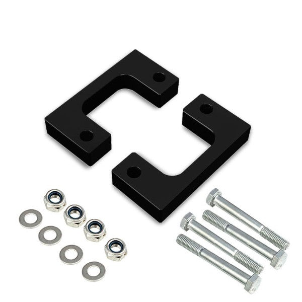 1.5&quot; Front Black Low Mount Leveling Lift Kit Spacer For 07-17 Silverado 1500-Suspension-BuildFastCar