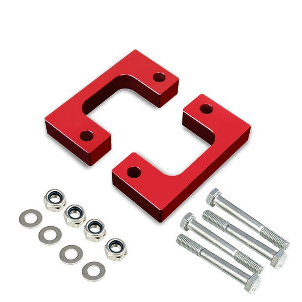 1.5&quot; Front Red Low Mount Leveling Lift Kit Spacer For 07-17 Silverado 1500-Suspension-BuildFastCar