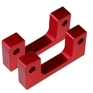 2" Front Red Low Mount Leveling Lift Kit Spacer For 07-17 Silverado 1500-Suspension-BuildFastCar