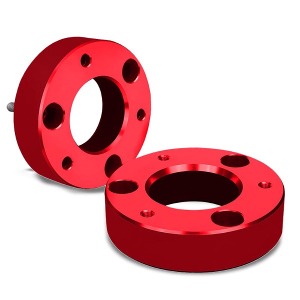 2.5&quot; Front Red High Mount Leveling Lift Kit Spacer For 07-17 Silverado 1500-Suspension-BuildFastCar