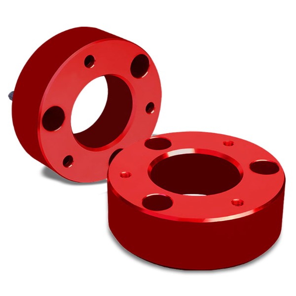 3&quot; Front Red High Mount Leveling Lift Kit Spacer For 07-17 Silverado 1500-Suspension-BuildFastCar