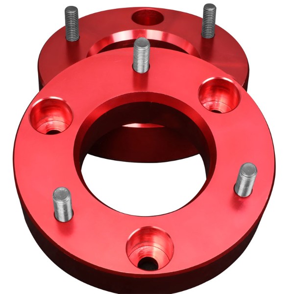 3" Front Red High Mount Leveling Lift Kit Spacer For 07-17 Silverado 1500-Suspension-BuildFastCar