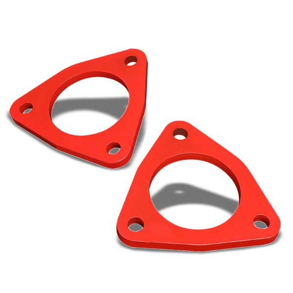 1/2&quot; Front Red Strut Top Mount Leveling Lift Kit Spacer For 07-17 Silverado 1500-Suspension-BuildFastCar