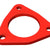 1/2" Front Red Strut Top Mount Leveling Lift Kit Spacer For 07-17 Silverado 1500-Suspension-BuildFastCar