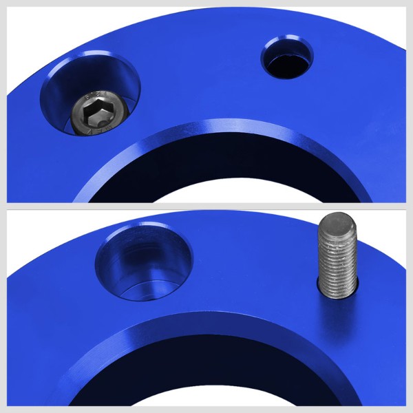 3" F/2" R Blue High Mount Leveling Kit Spacer/Block For 07-17 Silverado 1500-Suspension-BuildFastCar