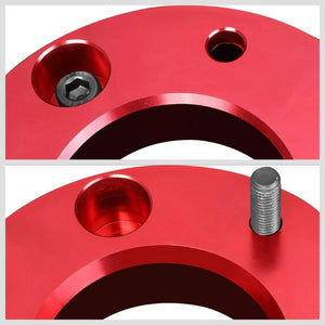 3" F/2" R Red High Mount Leveling Kit Spacer/Block For 07-17 Silverado 1500-Suspension-BuildFastCar