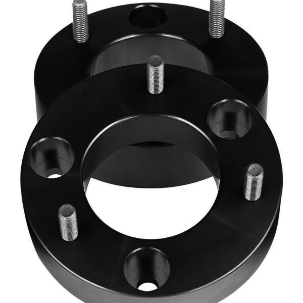 2" Front Black Strut Top Mount Leveling Lift Kit Spacer For 06-10 Dodge Ram 1500-Suspension-BuildFastCar