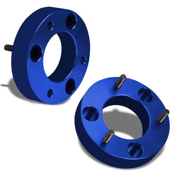 2" Front Blue Strut Top Mount Leveling Lift Kit Spacer For 06-10 Dodge Ram 1500-Suspension-BuildFastCar