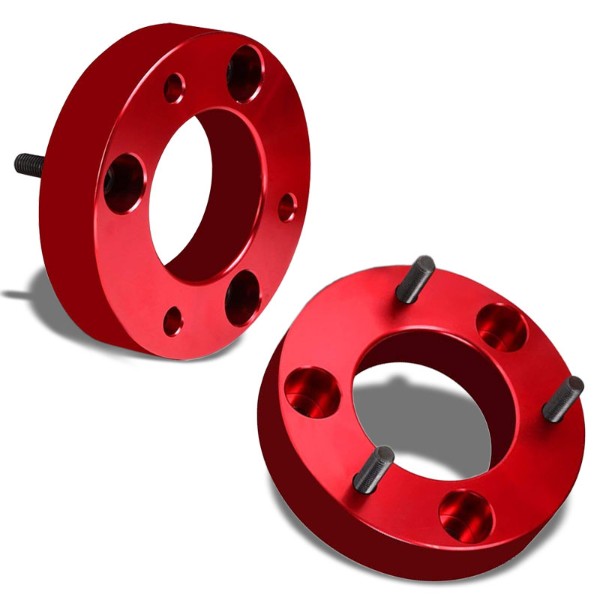 2&quot; Front Red Strut Top Mount Leveling Lift Kit Spacer For 06-10 Dodge Ram 1500-Suspension-BuildFastCar