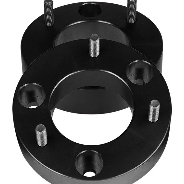 2.5" Front Black Strut Top Mount Leveling Lift Kit Spacer For 06-10 Ram 1500-Suspension-BuildFastCar