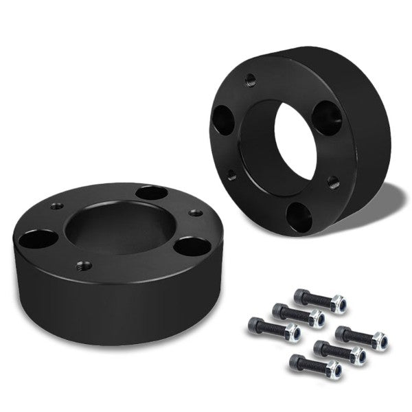 3" Front Black Strut Top Mount Leveling Lift Kit Spacer For 06-10 Dodge Ram 1500-Suspension-BuildFastCar