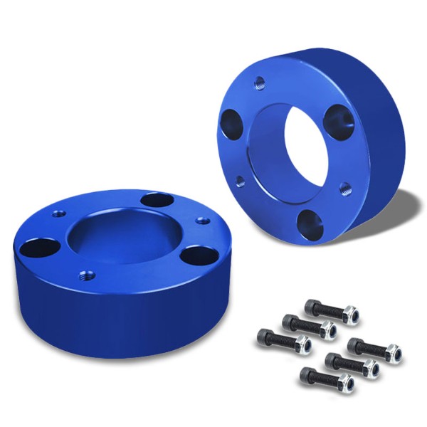 3" Front Blue Strut Top Mount Leveling Lift Kit Spacer For 06-10 Dodge Ram 1500-Suspension-BuildFastCar