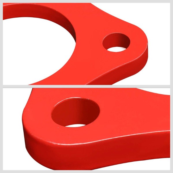 1/2" Front Red Strut Top Mount Leveling Lift Kit Spacer For 06-10 Dodge Ram 1500-Suspension-BuildFastCar