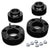 3"F/1.5"R Black Strut Top/Spring Leveling Lift Kit Spacer For 09-10 Ram 1500-Suspension-BuildFastCar