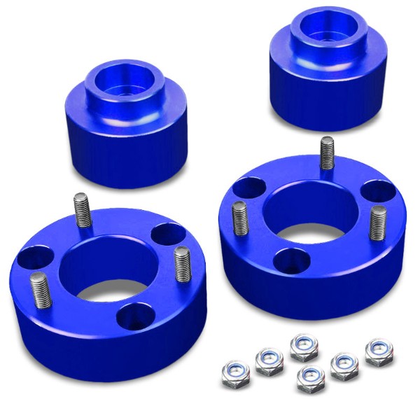 3"F/2"R Blue Strut Top/Spring Leveling Lift Kit Spacer For 09-10 Dodge Ram 1500-Suspension-BuildFastCar