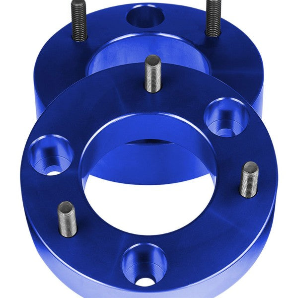 3"F/2"R Blue Strut Top/Spring Leveling Lift Kit Spacer For 09-10 Dodge Ram 1500-Suspension-BuildFastCar