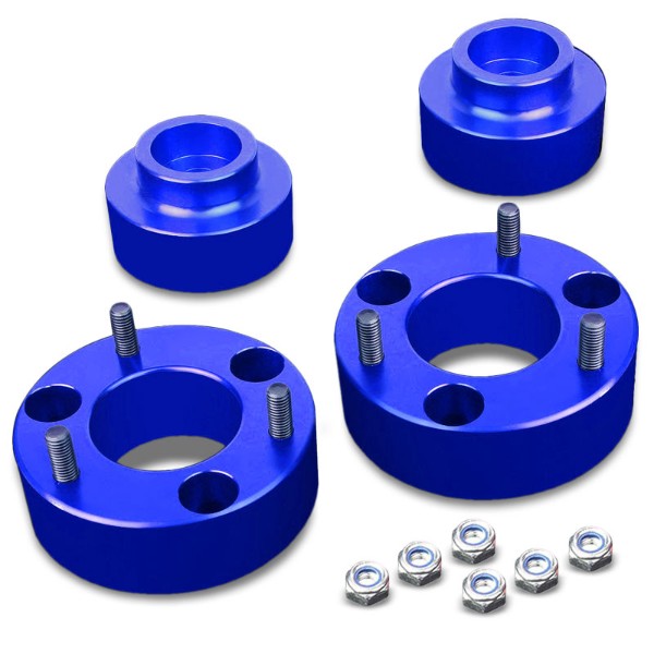 2.5&quot;F/2&quot;R Blue Strut Top/Spring Leveling Lift Kit Spacer For 09-10 Ram 1500-Suspension-BuildFastCar