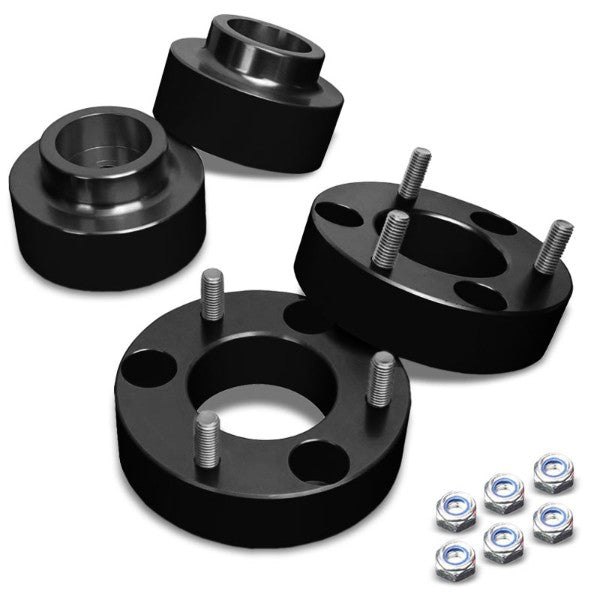 2&quot;F/1.5&quot;R Black Strut Top/Spring Leveling Lift Kit Spacer For 09-10 Ram 1500-Suspension-BuildFastCar