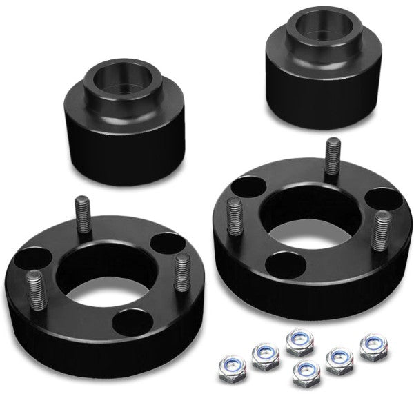 2"F/2"R Black Strut Top/Spring Leveling Lift Kit Spacer For 09-10 Dodge Ram 1500-Suspension-BuildFastCar