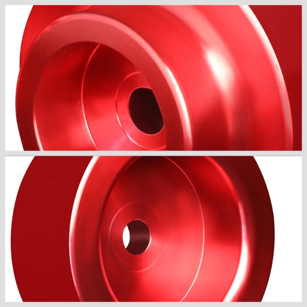 2" F/2" R Red Strut Top/Spring Leveling Lift Kit Spacer For 09-10 Dodge Ram 1500-Suspension-BuildFastCar