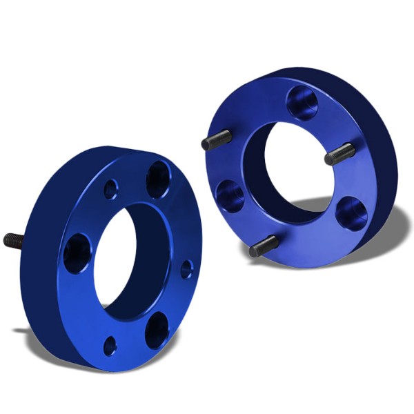 2&quot; Front Blue Strut Top Mount Leveling Lift Kit Spacer For 04-17 Ford F-150-Suspension-BuildFastCar