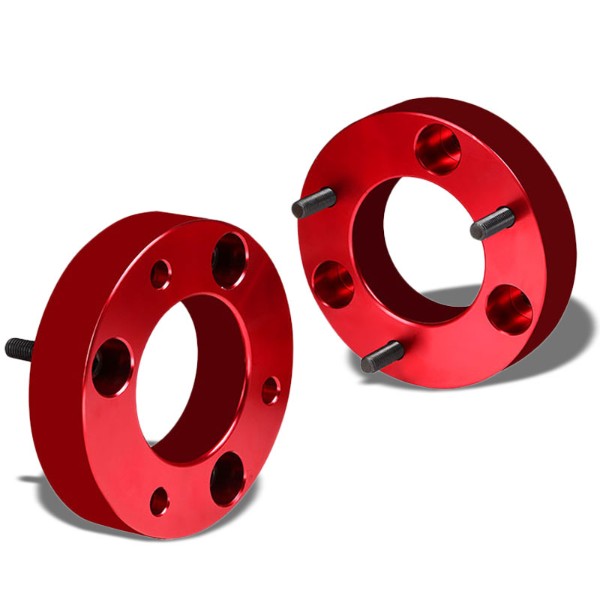 2&quot; Front Red Strut Top Mount Leveling Lift Kit Spacer For 04-17 Ford F-150-Suspension-BuildFastCar