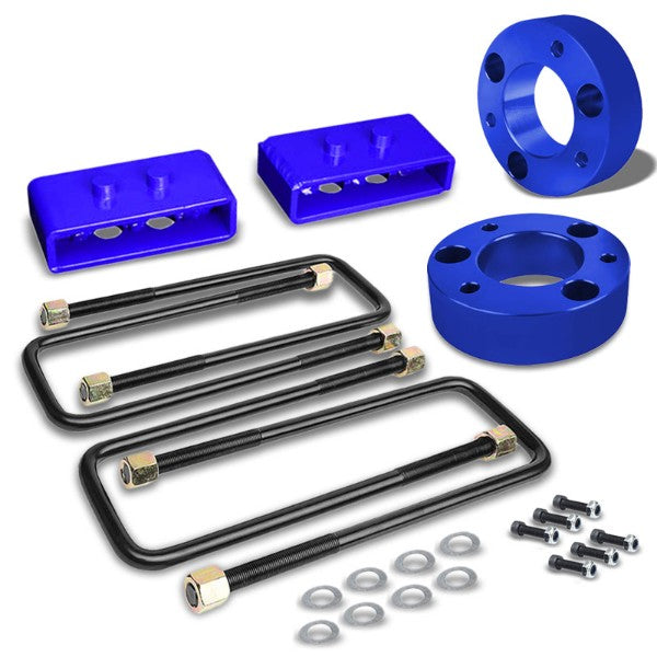2.5"F/1.5"R BL Strut Tp/Spring Mt Leveling Lift Kit Spacer/Block For 04-17 F150-Suspension-BuildFastCar