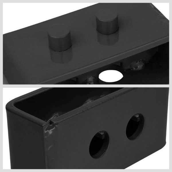 2.5"F/2"R Black Strut Tp/Spring Mt Leveling Lift Kit Spacer/Block For 04-17 F150-Suspension-BuildFastCar