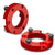 2" Front Red Strut Top Mount Leveling Lift Kit Spacer For 95-04 Toyota Tacoma-Suspension-BuildFastCar