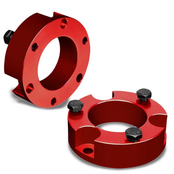 3&quot; Front Red Strut Top Mount Leveling Lift Kit Spacer For 95-04 Toyota Tacoma-Suspension-BuildFastCar