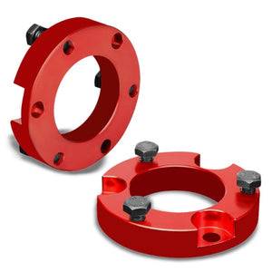 2" Front Red Strut Top Mount Leveling Lift Kit Spacer For 05-18 Toyota Tacoma-Suspension-BuildFastCar