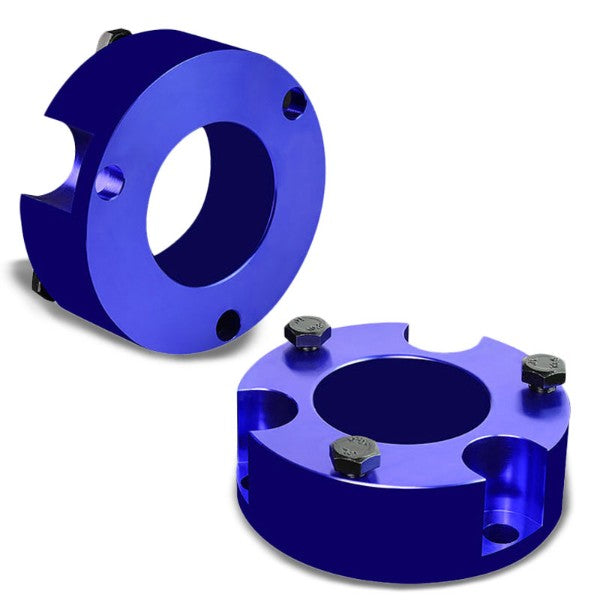 3" Front Blue Strut Top Mount Leveling Lift Kit Spacer For 05-18 Toyota Tacoma-Suspension-BuildFastCar