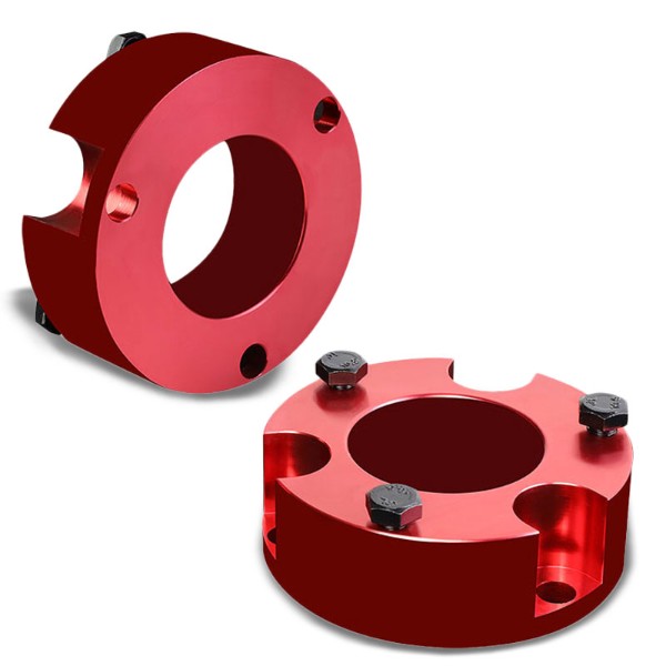 3&quot; Front Red Strut Top Mount Leveling Lift Kit Spacer For 05-18 Toyota Tacoma-Suspension-BuildFastCar