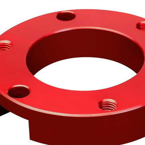 2" Front Red Strut Top Mount Leveling Lift Kit Spacer For 00-06 Toyota Tundra-Suspension-BuildFastCar