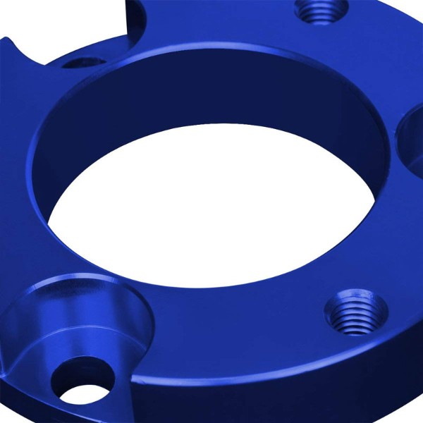 2.5" Front Blue Strut Top Mount Leveling Lift Kit Spacer For 00-06 Toyota Tundra-Suspension-BuildFastCar