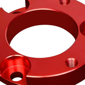 2.5" Front Red Strut Top Mount Leveling Lift Kit Spacer For 00-06 Toyota Tundra-Suspension-BuildFastCar