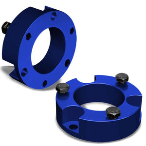 3" Front Blue Strut Top Mount Leveling Lift Kit Spacer For 00-06 Toyota Tundra-Suspension-BuildFastCar