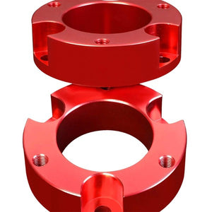 2.5" Front Red Strut Top Mount Leveling Lift Kit Spacer For 07-18 Toyota Tundra-Suspension-BuildFastCar