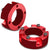 3" Front Red Strut Top Mount Leveling Lift Kit Spacer For 07-18 Toyota Tundra-Suspension-BuildFastCar