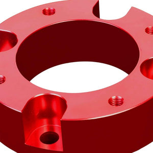 3" Front Red Strut Top Mount Leveling Lift Kit Spacer For 07-18 Toyota Tundra-Suspension-BuildFastCar