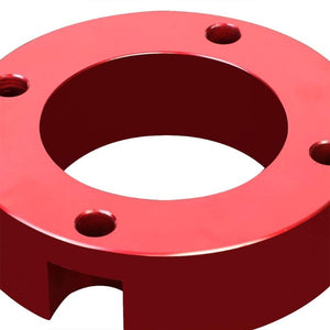 3" Front Red Strut Top Mount Leveling Lift Kit Spacer For 07-18 Toyota Tundra-Suspension-BuildFastCar