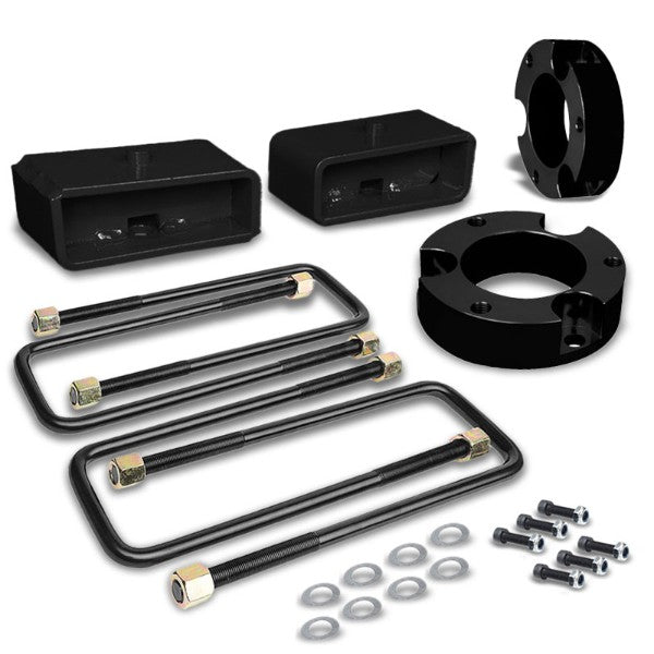 3&quot;F/2&quot;R BLK Strut Tp/Lf Spring Mt Lvling Lift Kit Spacer/Block For 95-04 Tacoma-Suspension-BuildFastCar