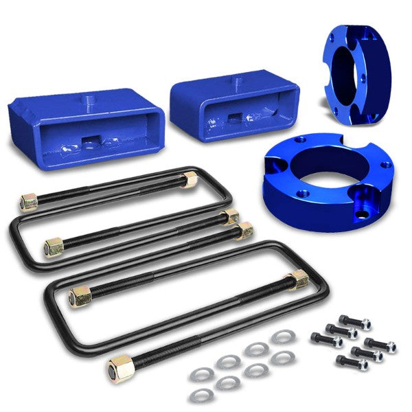 3"F/2"R BL Strut Tp/Leaf Spring Mt Lvling Lift Kit Spacer/Block For 05-18 Tacoma-Suspension-BuildFastCar