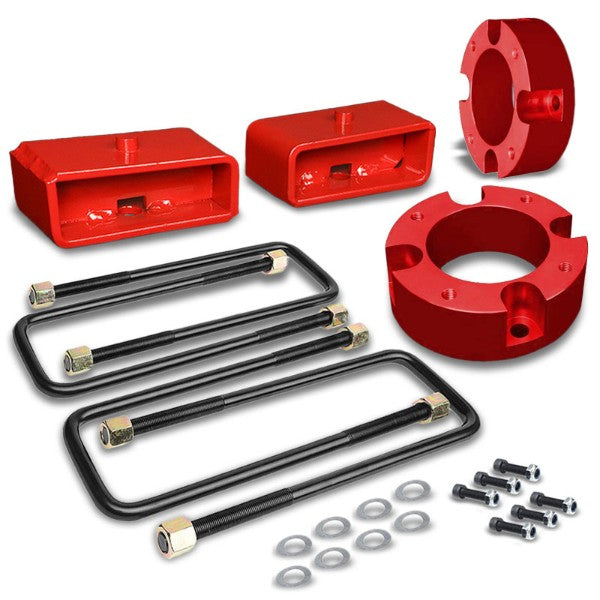 3"F/2"R RD Strut Tp/Leaf Spring Mt Lvling Lift Kit Spacer/Block For 07-18 Tundra-Suspension-BuildFastCar